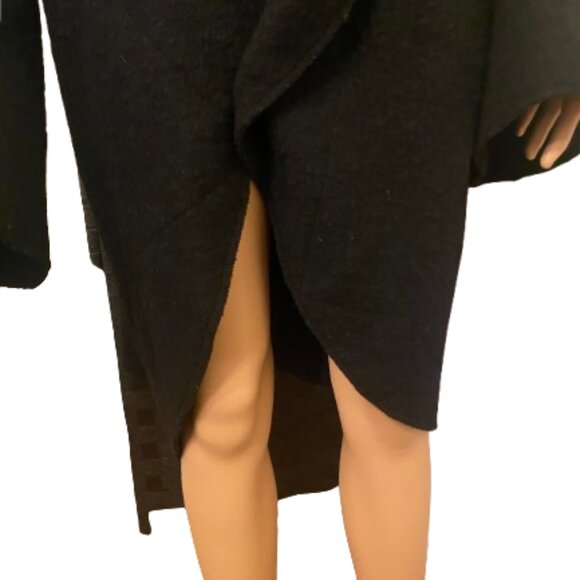 Norma Kamali Shawl Collar Vintage Coat Timeless & RARE! 80% Wool *Szd.(L)*FitOS - Picture 6 of 12